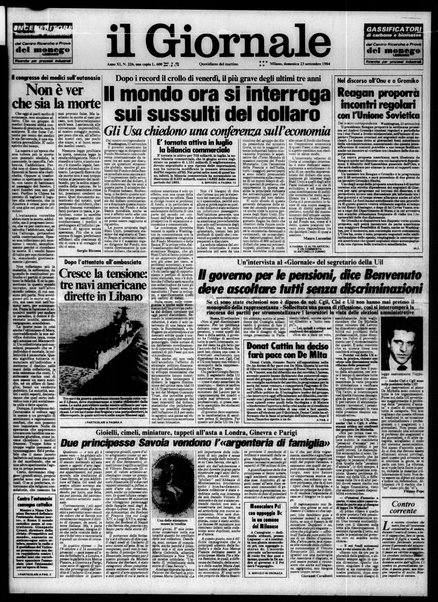 Il giornale : quotidiano del mattino